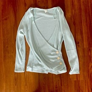 Spring sweater- mint green- worn once